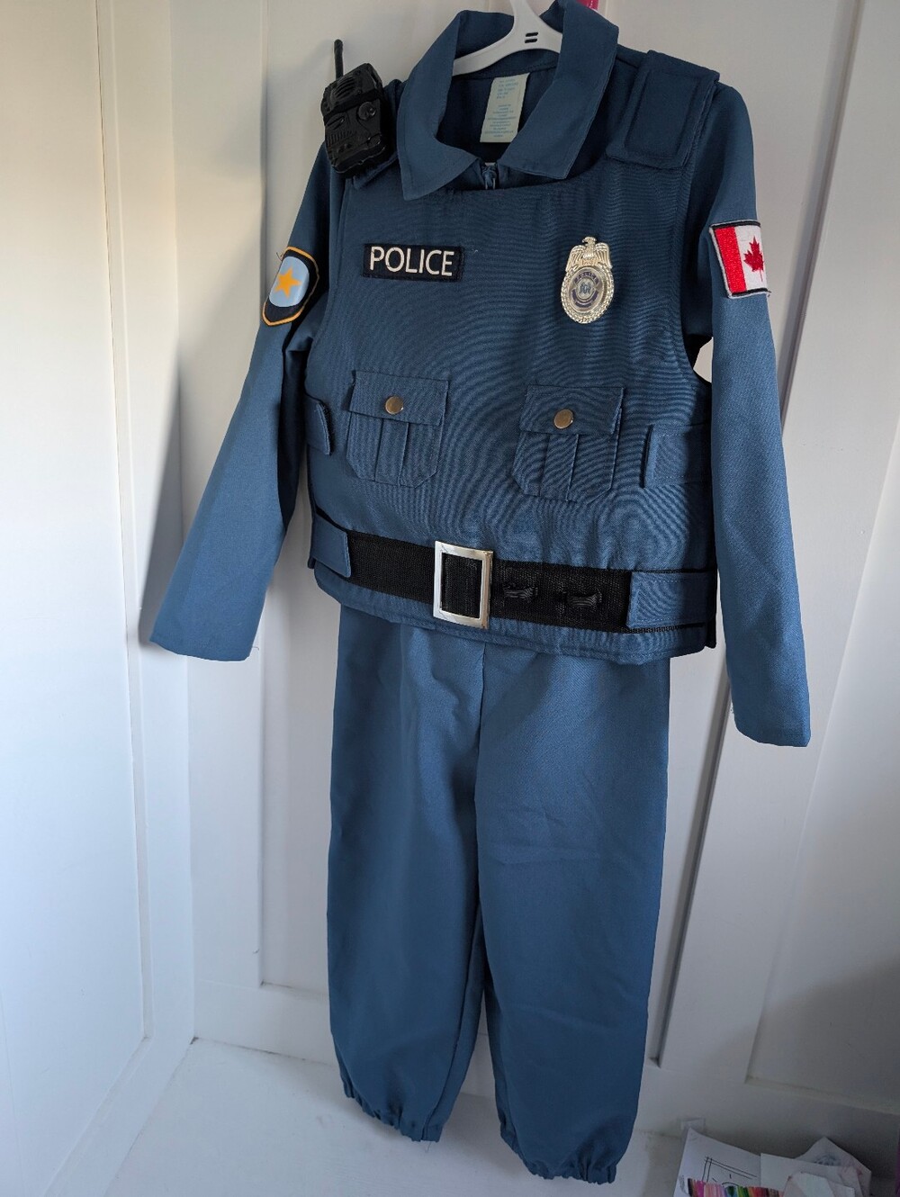 Kids Police Costume - Blue Police Outfit